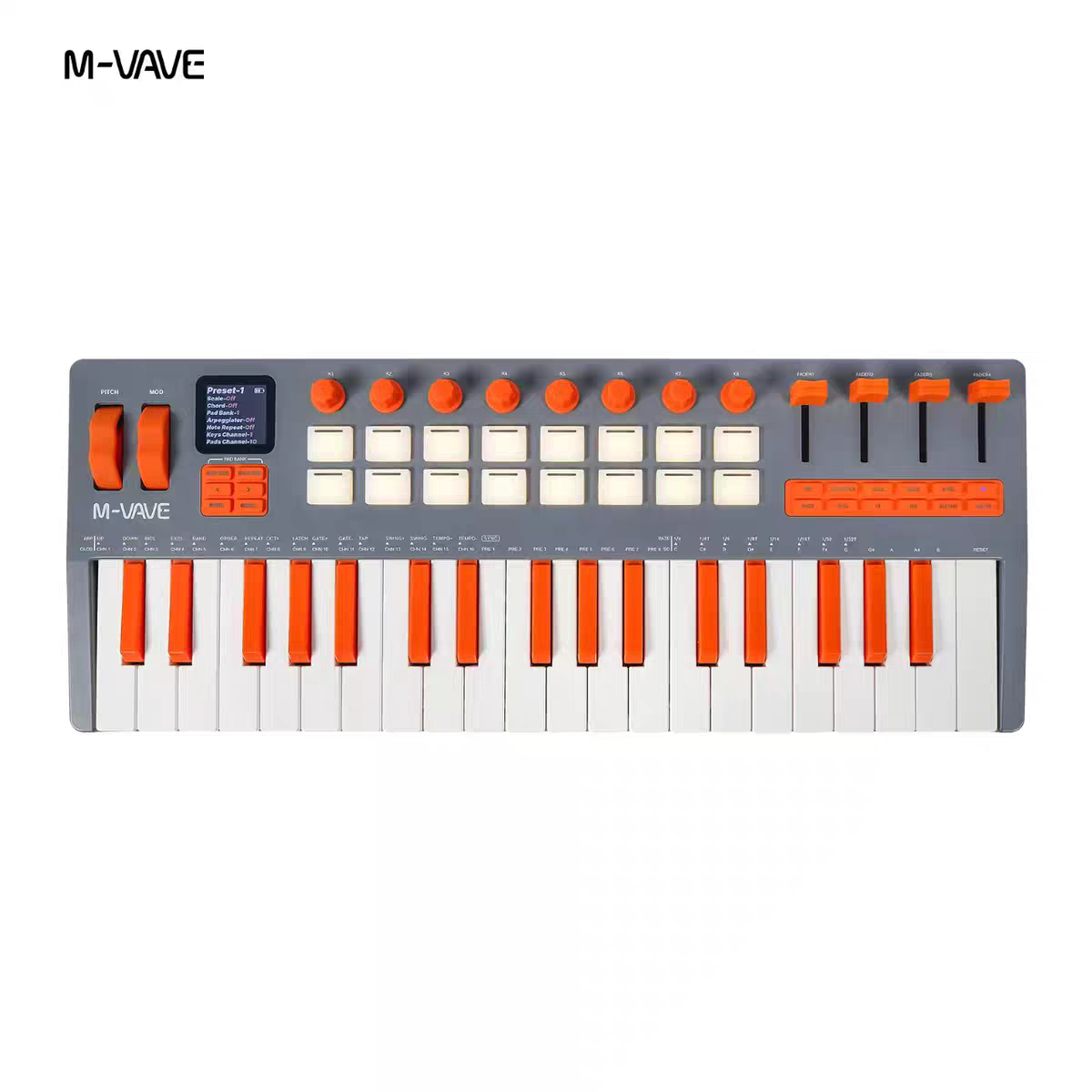 Midi Controller Pad - لوحة مفاتيح MIDI M-VAVE SMK-37 Elite