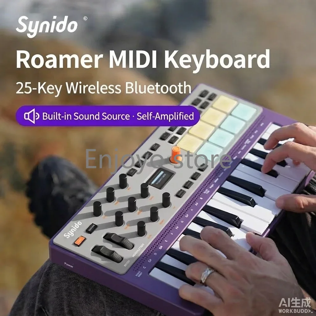 سينيدو تيمبوكي W25 لوحة مفاتيح - مراجعة Midi Controller Pad وسعره