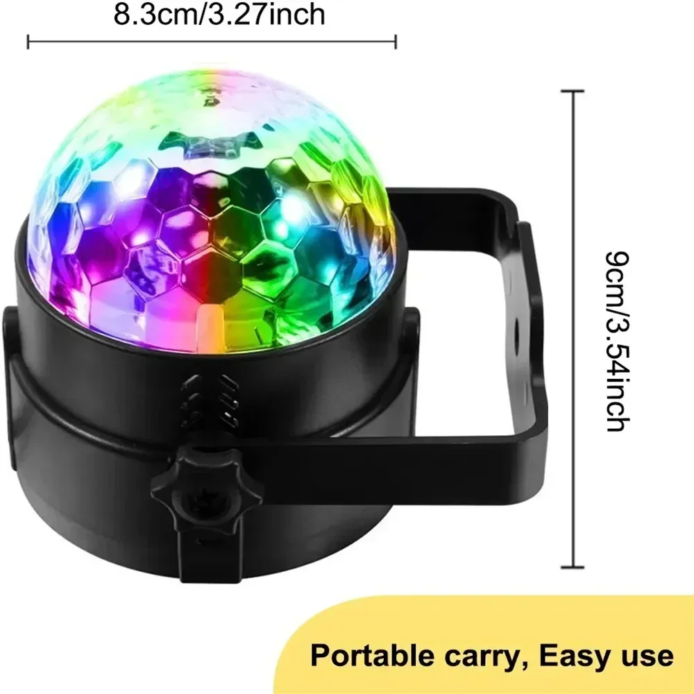 RGB LED المرحلة ديسكو ضوء الدو - مراجعة Audio Music Dj وسعره